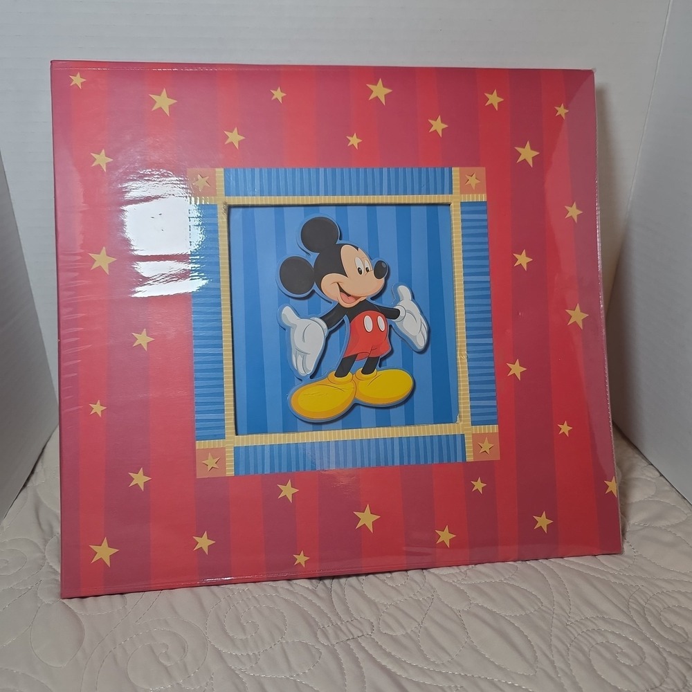 Disney Scrapbook Album Mickey Mouse Sandylion Souvenir 15 Double Sided Pages